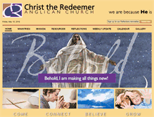 Tablet Screenshot of christtheredeemer.org